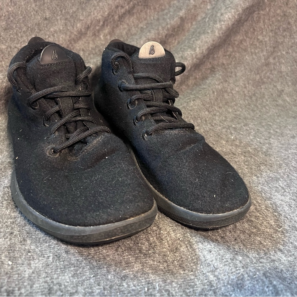 Allbirds Men' WRUM M10 Wool Runner Up Mizzles Sneakers Charcoal High Top Size 10